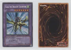 Gaia the Dragon Champion (SE) YuGiOh Legend of Blue Eyes White #LOB-125 1dm7 - Image 3