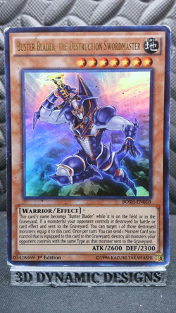 | Yugioh Buster Blader, the Destruction Swordmaster BOSH-EN018 1st Ed PL 🔥 | - Image 1