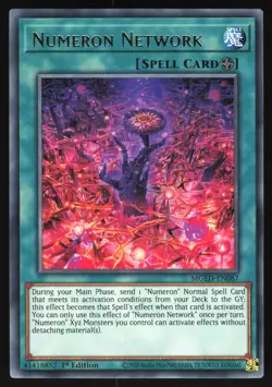 Numeron Network - MGED-EN087 - Gold Rare - 1st Edition Yugioh - Image 1