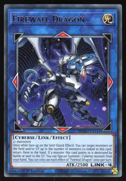 Firewall Dragon (Purple ALT ART) - MGED-EN141 - Gold Rare - 1st Edition Yugioh - Image 1