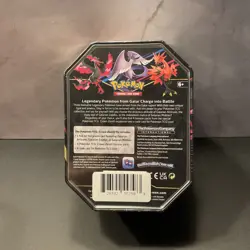 FACTORY SEALED Pokemon TCG Crown Zenith Tin Galarian Zapdos. EXPRESS SHIPPING🚛 - Image 2