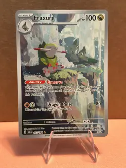 Pokemon Fraxure 077/064 Sv: Shrouded Fable Holo - Image 1