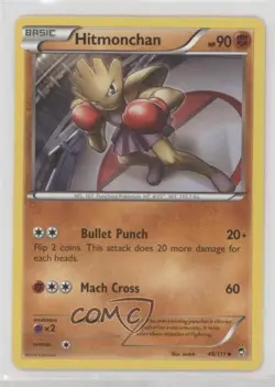 Hitmonchan Pokemon XY Furious Fists #48 07r2 - Image 1