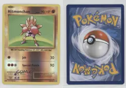 Hitmonchan Reverse Foil Pokemon XY Evolutions 20th Anniversary #62 04dh - Image 3