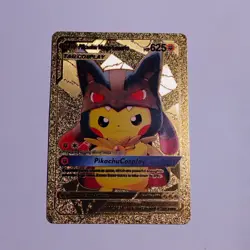 Pokemon Gold Foil - Pikachu, Charizard and more - FAN ART - Not a real card - Image 1