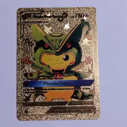 Pokemon Gold Foil - Pikachu, Charizard and more - FAN ART - Not a real card - Image 2