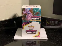 Pokemon Unified Minds Sun & Moon Booster 3 Card Retail Display Empty Box - Image 1