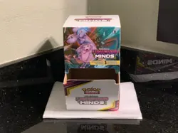 Pokemon Unified Minds Sun & Moon Booster 3 Card Retail Display Empty Box - Image 2