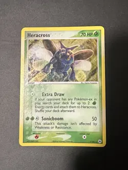 Heracross 7/101 Hidden legends Holo Rare Pokemon Card LP - Image 1