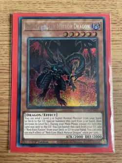 Yu-gi-oh Red Eyes Black Meteor Dragon MP24-EN107 NM 1st Edition Secret Rare Card - Image 1