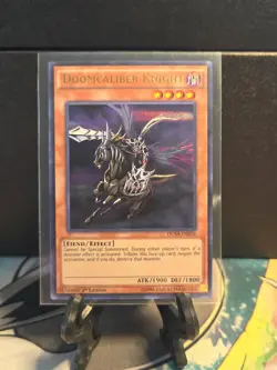 Yu-Gi-Oh! Doomcaliber Knight Ultra Rare 1st Edition DUSA-EN056 LP - Image 1