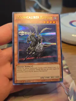 Yu-Gi-Oh! Doomcaliber Knight Ultra Rare 1st Edition DUSA-EN056 LP - Image 3