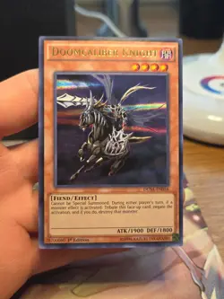 Yu-Gi-Oh! Doomcaliber Knight Ultra Rare 1st Edition DUSA-EN056 LP - Image 4