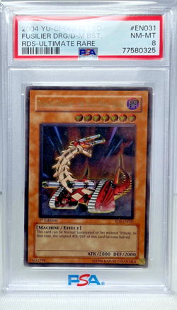 2004 Yugioh ULTIMATE Fusilier Dragon, The Dual Mode-Beast PSA 8 RDS-EN031 1st ED - Image 3