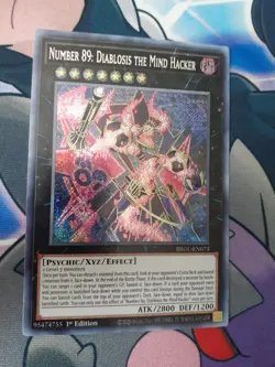 (NM) Number 89: Diablosis the Mind Hacker - Yu-Gi-Oh! BROL-EN073 1st Ed. Secret - Image 1