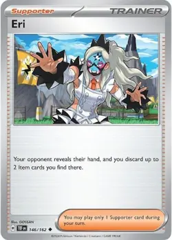 Eri 146/162 Temporal Forces Trainer Pokemon Card NM - Image 1