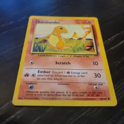 Charmander Pokemon Card 46/102 Original Base Set Super Rare - Image 4