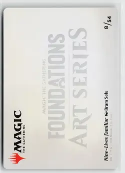 Art Series: Foundations #8 Nine-Lives Familiar Art Card (8/54) - Image 2