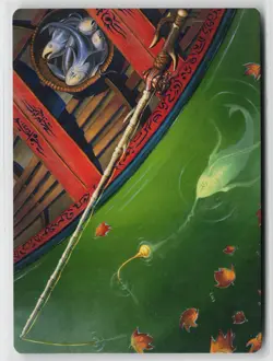 Art Series: Foundations #18 Fishing Pole Art Card (18/54) - Image 1