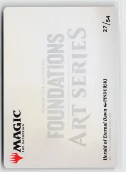 Art Series: Foundations #27 Herald of Eternal Dawn Art Card (27/54) - Image 2