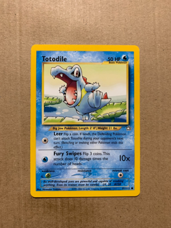Totodile 81/111 Neo Genesis - Common Pokemon Card - NM/Mint - Image 1
