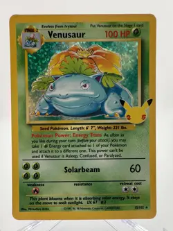 Pokemon TCG Venusaur Holo Rare Card Classic Celebrations Edition 15/102 - Image 1