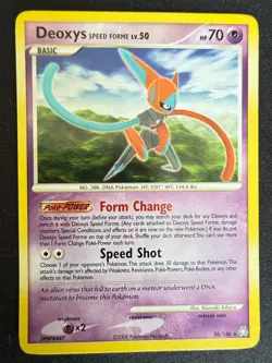 DEOXYS SPEED FORME 26/146 DPBP#447 DP ENGLISH POKEMON CARD TCG - Image 1