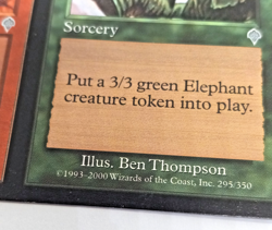 1993 -MTG Magic The Gathering Card "Assault Red Battery Green " Trading Card - Image 5