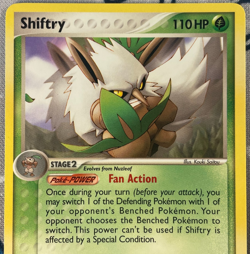 Shiftry 25/107 Non Holo Rare EX Deoxys Pokemon Card 2005 NM - Image 2