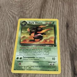 Dark Gloom 36/82 Team Rocket Uncommon Vintage Pokemon Card WOTC TCG English NM - Image 5