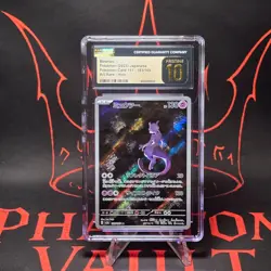 CGC 10 PRISTINE Mewtwo 183/165 HOLO RARE Japanese 151 Pokemon Card - Image 1