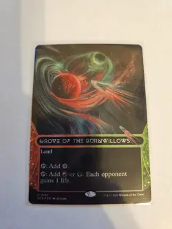 Grove of the Burnwillows Borderless Galaxy FOIL 0107 MTG EoS Nm/M - Image 1