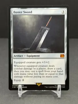 Buster Sword Mythic - Final Fantasy #255 M Magic The Gathering MTG - Image 1