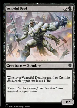 MTG Vengeful Dead [Starter Commander Decks] Near Mint - Image 1