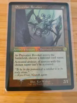 MTG Phyrexian Revoker (FOIL Retro Frame) The Brothers' War M/NM Free UK P&P - Image 1