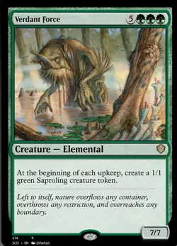MTG Verdant Force [Starter Commander Decks] Near Mint - Image 1