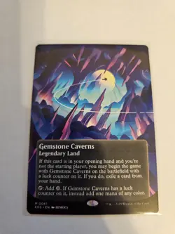 Gemstone Caverns Borderless 0061 MTG EoS Nm/M - Image 1