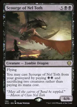 MTG Scourge of Nel Toth [Starter Commander Decks] Near Mint - Image 1