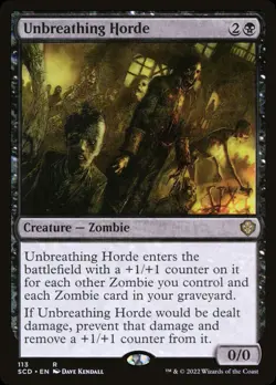 MTG Unbreathing Horde [Starter Commander Decks] Near Mint - Image 1