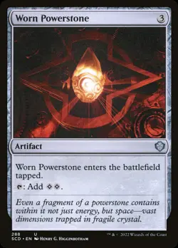 MTG Worn Powerstone [Starter Commander Decks] Near Mint - Image 1