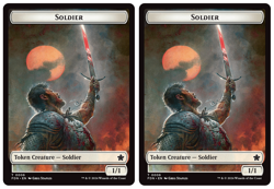 MTG - 1 x FOIL Hare Apparent & 2 x Rabbit Tokens - Foundations (FDN) - M/NM - Image 3