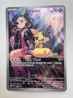 Pokemon TCG Marnie's Morpeko SVP 206 Rival Battle Deck Black Star Promo - Image 1