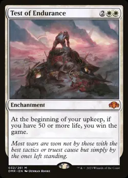 MTG Test of Endurance [Dominaria Remastered] Near Mint - Image 1