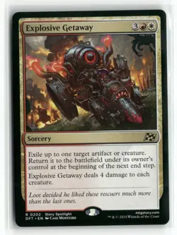 Explosive Getaway 0202 Aetherdrift DFT MTG Magic - Image 1