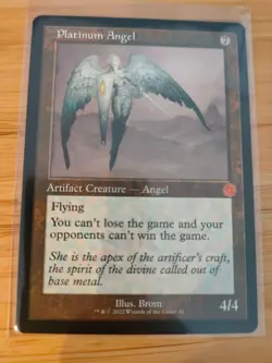 MTG Platinum Angel (Retro Frame) The Brothers War M/NM Free UK P&P - Image 1