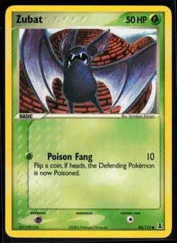 2005 EX - Delta Species Zubat #88 Non Holo Pokemon Card - Image 1