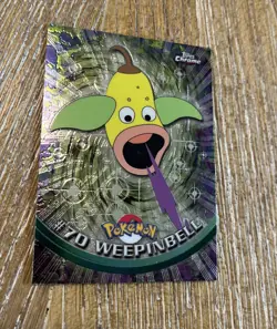 2000 TOPPS Chrome POKEMON Series 1- WEEPINBELL NM - Image 1