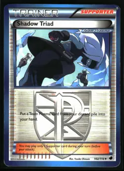 2013 Black & White - Plasma Freeze Shadow Triad #102 Non Holo Pokemon Card - Image 1