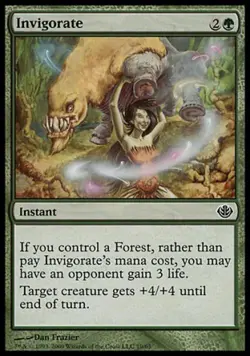 Invigorate - Light Play MTG Duel Decks: Garruk vs Liliana - Image 1