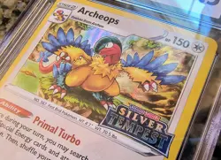 ✨Archeops PRERELEASE Holo Pokemon Card CGC 7.5 NM+ Silver Tempest SWSH272 (2022) - Image 2